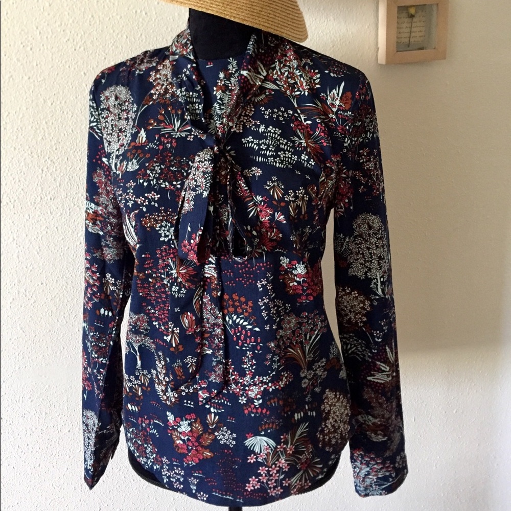 Nasty Gal Blouse with Neck Tie